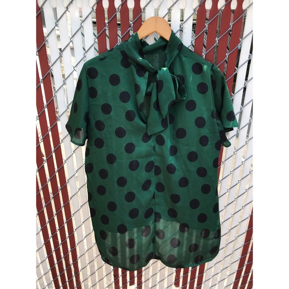 Zara Tops - Zara green blouse